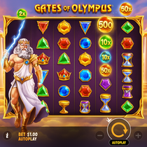 CashWin - Gates of Olympus Slot Game by Pragmatic Play