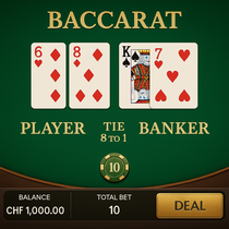 CashWin - Baccarat - Online Casino Tischspiel